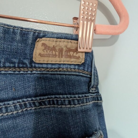 Levi's 529 Curvy Boot Cut Jeans Women's 10  Denim Mid Rise Stretch Blue - Picture 4 of 11